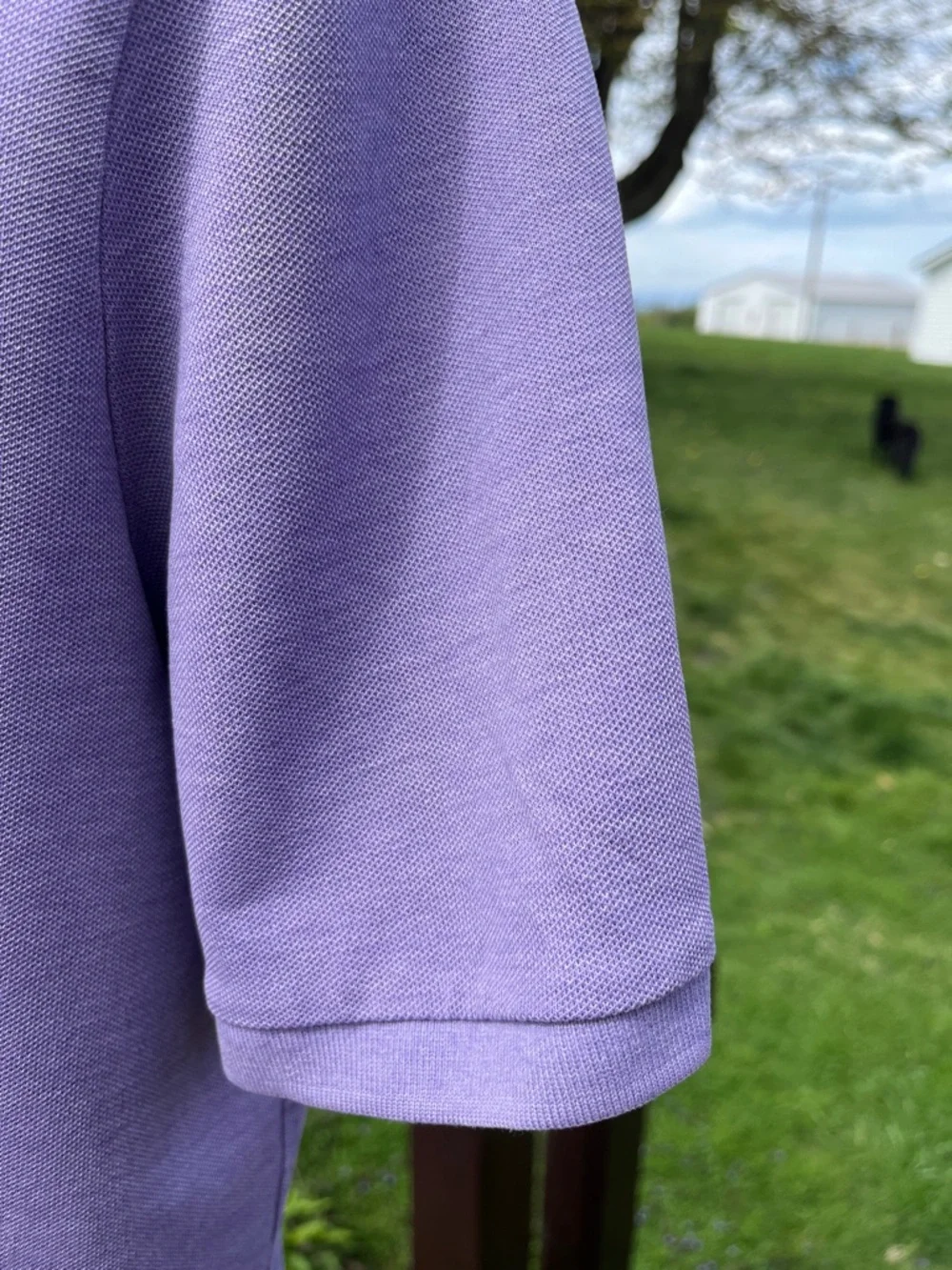 -Polo Ralph Lauren Lavender Polo Shirt Short Sleeve Men's Size Medium - Picture 9 of 14